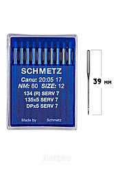 Швейная игла Schmetz DPx5 (134) SERV 7 №80 уп10 шт..