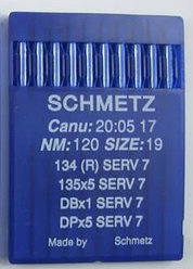 Швейная игла Schmetz DPx5 (134) SERV 7 №120 уп10 шт..
