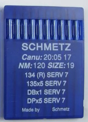 Швейная игла Schmetz DPx5 (134) SERV 7 №120 уп10 шт.., фото 2