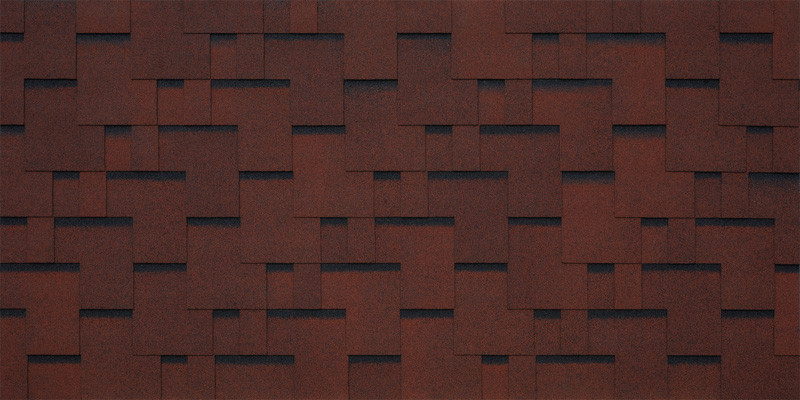 Гибкая черепица Tegola Comfort Sanremo Rosso 402, м2
