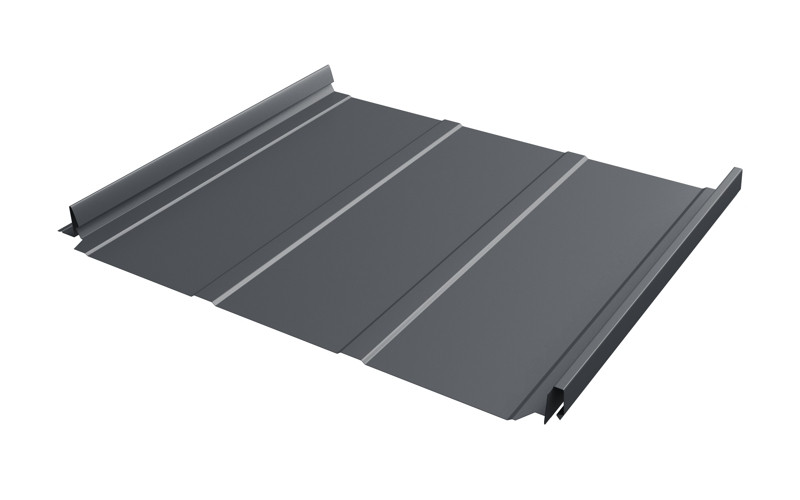 Кликфальц Pro Line Grand Line 0,45 Drap TX с пленкой на замках RAL 7024 мокрый асфальт Кликфальц Pro Line