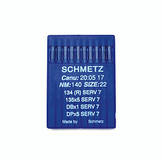 Швейная игла Schmetz DPx5 (134) SERV 7 №140 уп10 шт..
