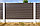 Забор Milan  Двусторон. покрытие Print Elite цвета Milky Wood и Nordic Wood, фото 2