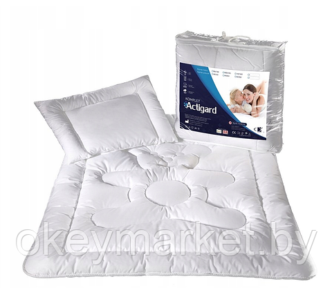 Комплект одеяло детское гипоаллергенное ActiGard® размер 90x120 + подушка 40x60, фото 2