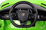 Детский электромобиль RiverToys K888PX (зеленый) Lamborghini, фото 3