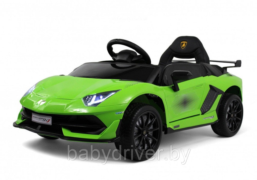Детский электромобиль RiverToys K888PX (белый) Lamborghini