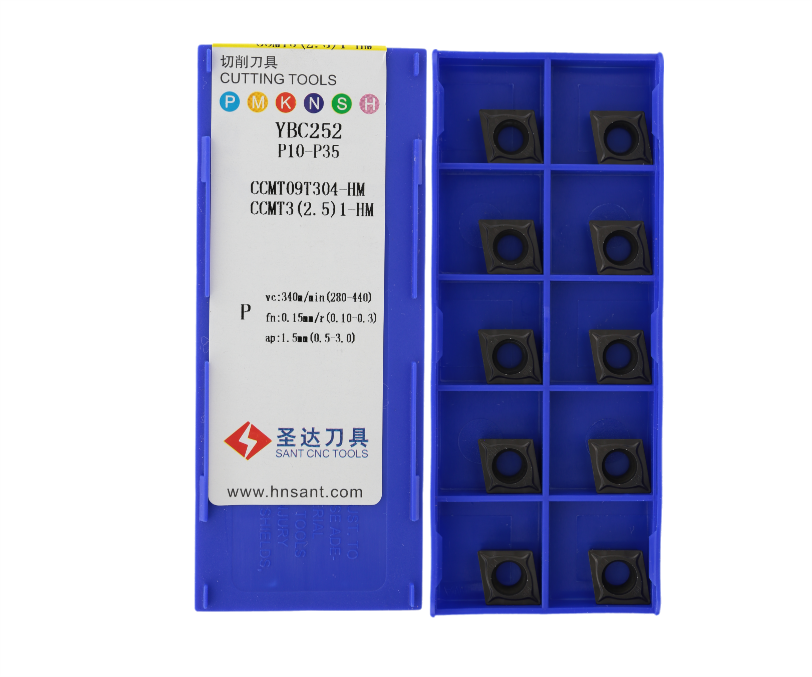 Пластина твердосплавная CCMT 09T304-HM YBC252