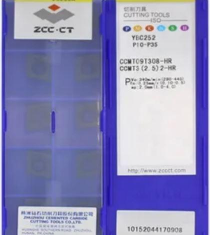 Пластина твердосплавная CCMT 09T308-HR YBC252
