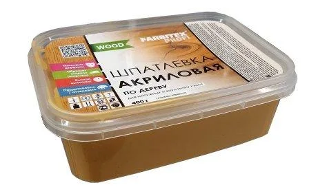 Шпатлевка акриловая по дереву БЕРЕЗА 0,25л FARBITEX ПРОФИ WOOD, фото 2
