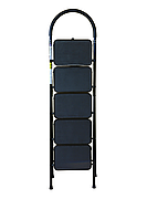 Лестница-стремянка Алюмет МСН205 (5-х ступ., сталь, широкая ступень)