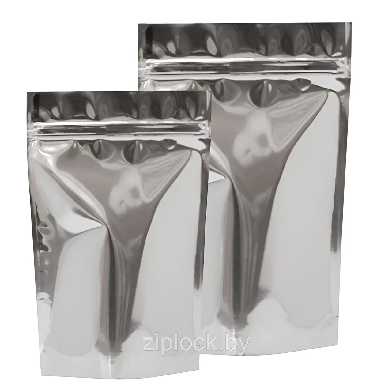 Пакет Дой-пак металлизированный с замком Zip-Lock 105*150, 50штук