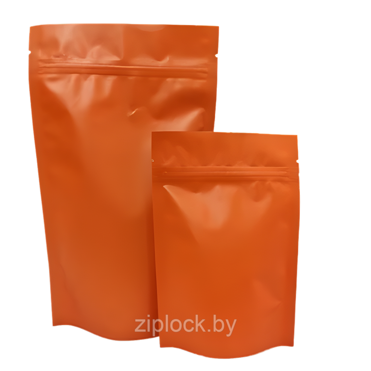 Пакет Дой-пак с замком Zip-Lock 105*150, 50штук, оранжевый