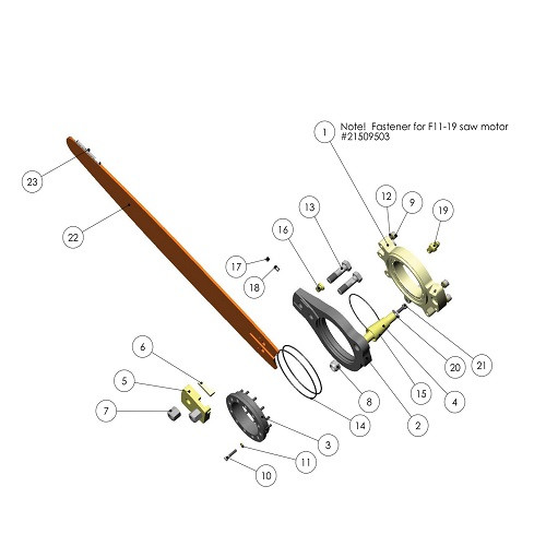 Пильный узел 28/30RH/RHS  21512683