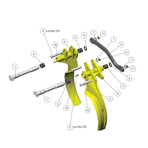 Передние ножи 21512380
