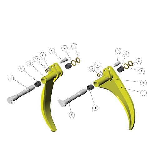 Задние ножи 21512952