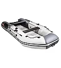 Надувная лодка Таймень NX 3400 НДНД светло-серый/графит, фото 3