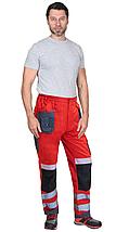 Костюм СИРИУС-АТОМ куртка, брюки красный с серым, фото 3