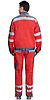 Костюм СИРИУС-АТОМ куртка, брюки красный с серым, фото 2