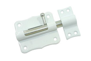 Задвижка накладная 70мм ЗТ-2 (бел)