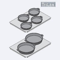 Аксессуары пароконвектомат Rational Форма для жарения и выпекания Набор больших форм для жарения и выпекания