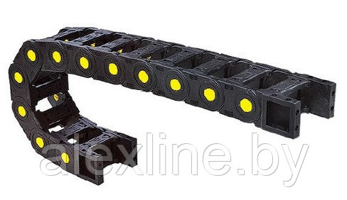 Гибкий кабель-канал 45*125*R100*1000