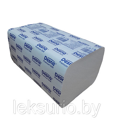 Бумажные cалфетки V для диспенсера Desna Premium Soft, фото 2