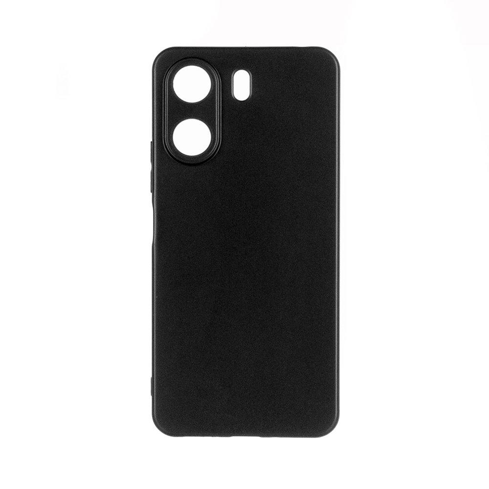 Чехол-накладка для Xiaomi Redmi 13C / Poco C65 (силикон) черный с защитой камеры