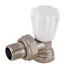 Кран радиаторный угловой подача KAS 1/2"