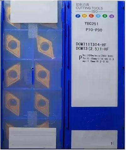 Пластина твердосплавная DCMT 11T304-HF YBC251