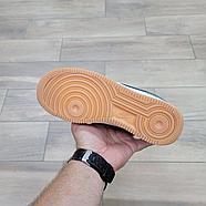 Кроссовки Akira X Nike Air Force 1 07 Low Suede Green White, фото 5