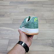 Кроссовки Akira X Nike Air Force 1 07 Low Suede Green White, фото 4