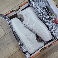 Кроссовки Akira X Nike Air Force 1 07 Low Suede Grey White, фото 6