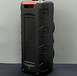 Колонка портативная ZQS-8227S, BT/USB/TF/FM, RGB, 2 x 8", 4500 mAh, 40W, 8H, AUX, Microphone, фото 6