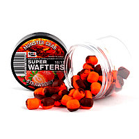 Бойлы вафтерсы GBS WAFTERS Монстр-Краб Клубника 10x13мм