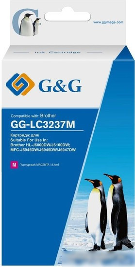 Картридж G&G GG-LC3237M (аналог Brother LC3237M)