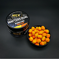 Бойлы вафтерсы NICK BAITS WAFTERS DUAL Медовая Слива 10x12мм
