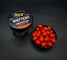 Бойлы вафтерсы NICK BAITS WAFTERS Клубничный Джем 10x12мм