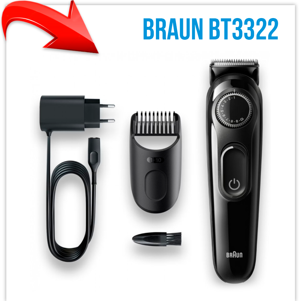 Триммер для бороды и усов Braun BT3322