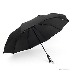 Зонт автоматический Monochrome Black 114, 3 сложения, 10 спиц, D = 114 см