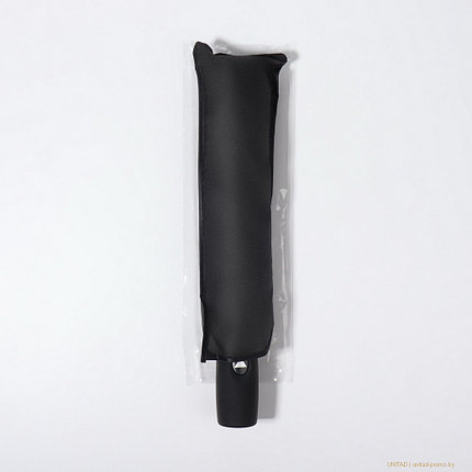 Зонт полуавтоматический Monochrome Black 110, 3 сложения, 8 спиц, D = 110 см, фото 2