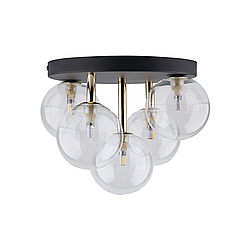 Потолочный светильник с черными и золотыми элементами NILOS 5xG9 758 TK Lighting