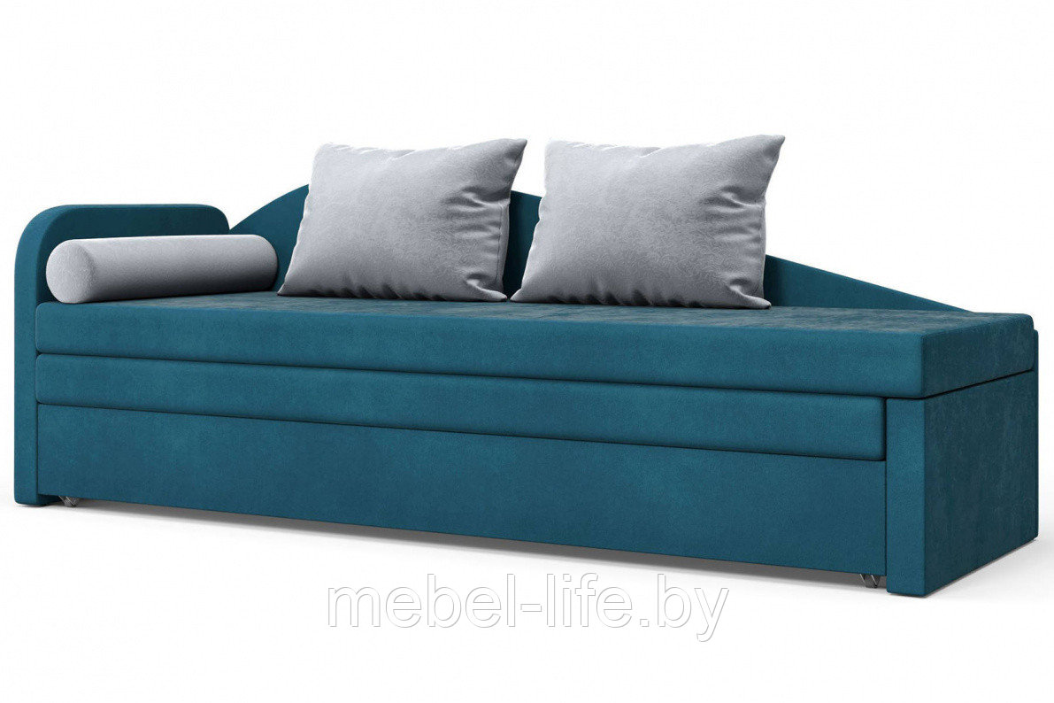 Диван Верди Левый синий