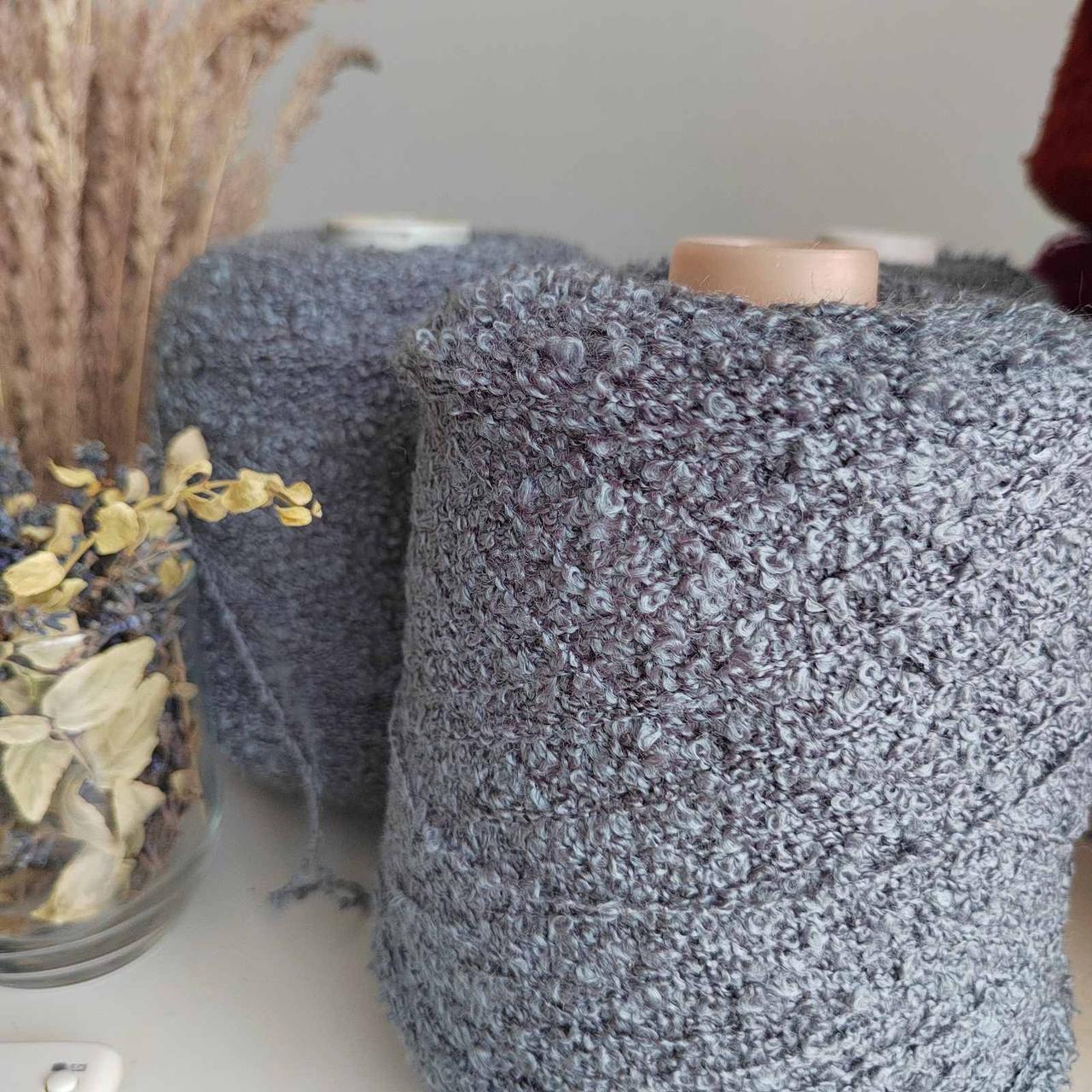 Букле art Boucle 1139 20%меринос 12%вискоза 40%акрил 28%па 350 м 100г серый