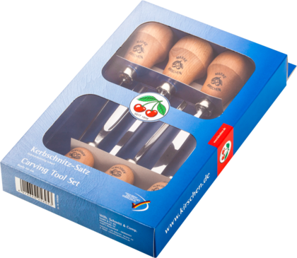 Набор инструментов для резьбы по дереву 6 шт. KIRSCHEN 5696000