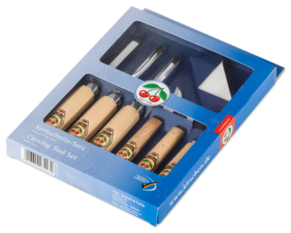 Набор инструментов для резьбы по дереву, в картонной коробке, 7 шт KIRSCHEN 3427000