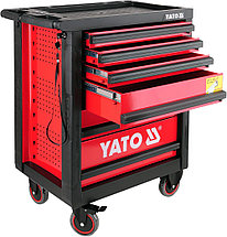 Инструментальная тележка YATO  с 6 ящиками YT-0902, фото 3