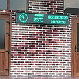 Светодиодные фасадные часы с любыми функциями, фото 2