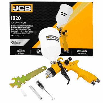 JCB-H-887P-14V(1020) JCB Краскораспылитель с верхним пластиковым бачком 600мл, фото 2