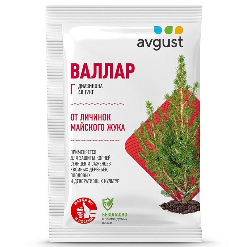 "Валлар" от личинок майского жука, 50 г "Август", РФ
