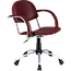 Кресла METTA MS- 71 CH для работы персонала в офисе и дома, стулья MS- 71 CH кожа ECO черная,бежевая, фото 5